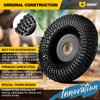 GRAFF Wood Carving Disc for Angle Grinder 4 Inch -