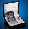 Trench Lighter Cool Steampunk Kerosene Lighter with Blue LED Light,