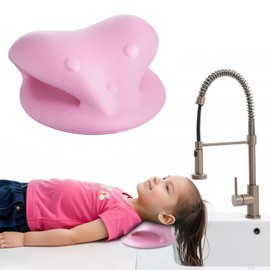 YEXEXINM Hair Washing Station for Kids, Ergonomic Kids Hair Washing Station,Portable Sink Hair Washing Neck Pillow for Wash Time, Hair Wash Basin for Children on SinkBathtub,On Floor