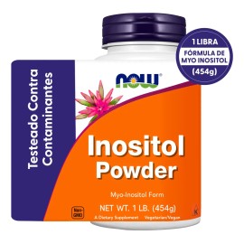 Inositol En Polvo | Fórmula De Myo Inositol | 1 Libra (454g)