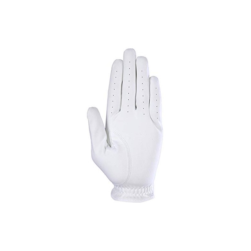 LEZAX VWGL-9054 Volkswagen Golf Gloves Ambidextrous Men's Golf Gloves, White,