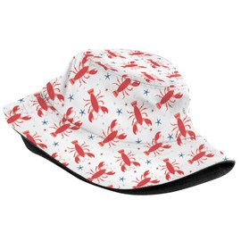 Funny Bucket Hat for Women Men Lobster Fisherman Hats Summer Outdoor Travel Beach Sun Caps Unisex