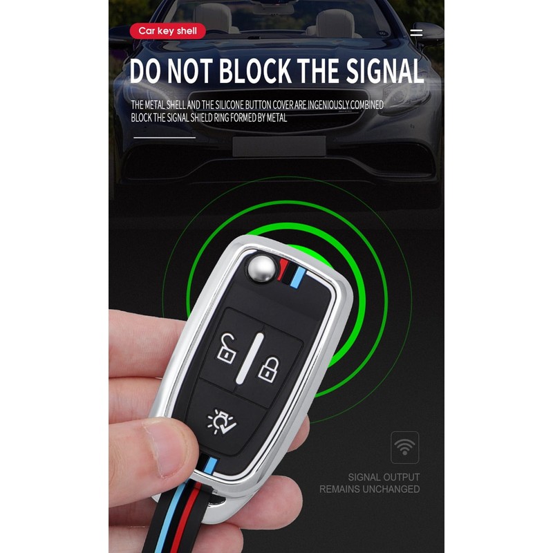 HIBEYO Car Key Case Fits DAF 106 CF Euro 6