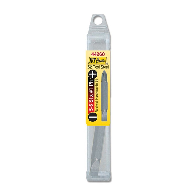IVY Classic 44260 2-Inch #1 Phillips x #5-6 Slotted Double-End