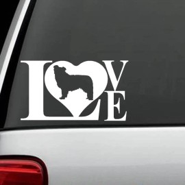 Bluegrass Decals Border Collie Dog LOVE Decal Sticker for Car Truck SUV Van Laptop B1090