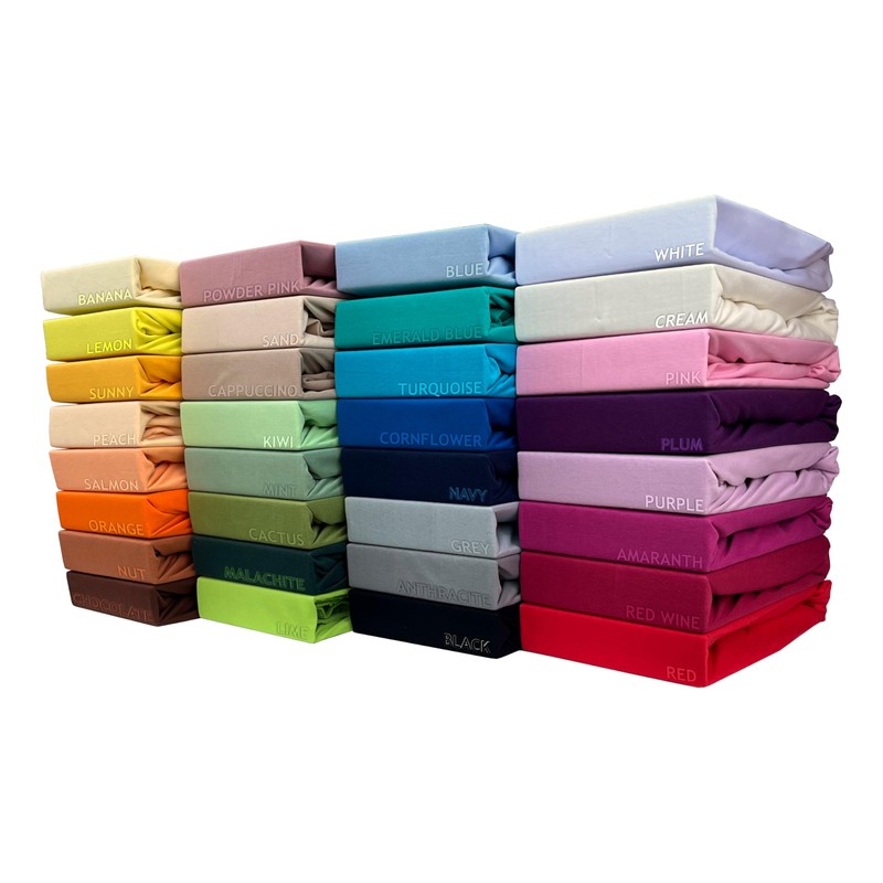 Fitted Sheet 100% Cotton Jersey - 80/200 - 80 x