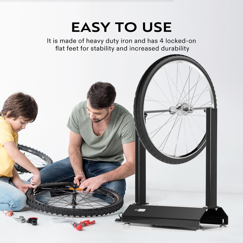 VIVOHOME Motorcycle Bike Wheel Balancer, Rim Tire Alignment Balancing Tools