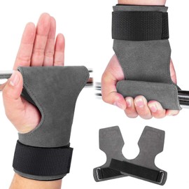 MXKJ-IU Calleras De Cuero para Gimnasio,Protector De Mano Unisex con Correa Ajustable para La Muñeca,Adecuado para Entrenamiento Físico, Levantamiento De Pesas, Etc.