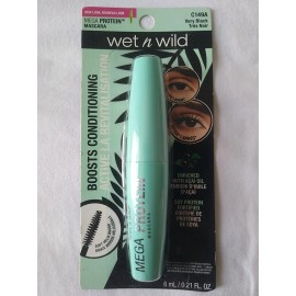 WetnWild C149A Very Black Mega Protein Mascara Acai Oil Soy Protein 6 ml