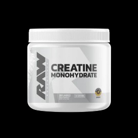 Raw Nutrition Creatine Monohydrate – 30 Servings | Boost Strength, Endurance & Muscle Fullness | Pure & Proven Performance Formula
