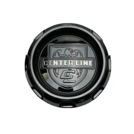 Center Line Gloss Black Tall Snap In Wheel Center Cap C-760 C-760-2