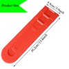 MDDEYEMEFO Chainsaw Scabbard, Chainsaw Bar Cover，16 Inch Chainsaw Saw Bar