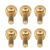 50Pcs Flat Knurled Thumb Screw Wring Round Head Pure Copper