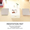 Household Square Soft Yoga Floor Cushion Removable Washable Meditation Mat