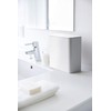 Yamazaki 4268 Magnetic & Sink Door Trash Can, White, Approx.