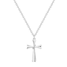GLOQUAT Adjustable Cross Necklace for Women Everyday Christian Necklace Divine Cross Pendant Necklace Cross Rope Necklace Jewelry for Women Best Nexklaces for Her