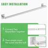 VOTZAAQ Brushed Nickel Towel Bar for Bathroom Wall,Stainless Steel Towel