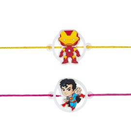 TrendBell Rakhi for Small Brothers – Set of 2 Rakhis | Raksha Bandhan Rakhi from Sister Rakhi for Little Brothers Rakhi for Sister Rakhee for Brother (Design 2)