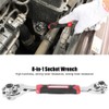8‑in‑1 Socket Wrench Rotatable Double‑Ended High‑Carbon Steel Magnet Repair Hand