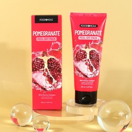 (2ea) Foodaholic Collagen Peel-Off Pack 150ml / Pomegranate / (2개)푸드어홀릭 콜라겐 필오프팩 150ml  석류