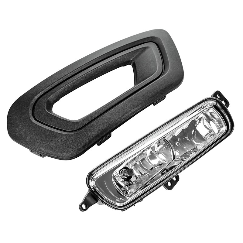 HECASA Fog Light & Bezel Compatible with 2020-2023 Ford Transit