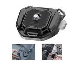 FALCAM F38 Quick Release Backpack Clip Mount with Plate Kit, Capture Camera Clip for Camera to Shoulder Strap -3142 V2 Upgraded