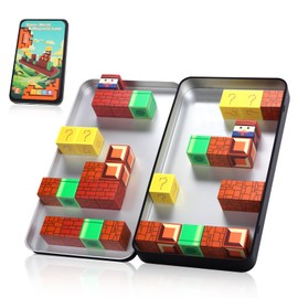 Mini Magnetic Blocks with Portable Iron Storage Box - Travel Magnet Building Block for Kids 1-3, STEM ConstructionToys for Kids Ages 4-8, Educational Learning Toy for Boys Girls