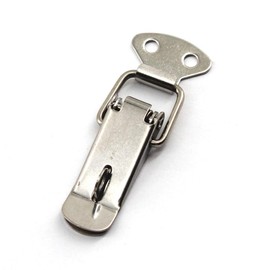 (10 Pieces) Stainless Steel Spring Loaded Latch Clamp Clips for Tool Box,Cases