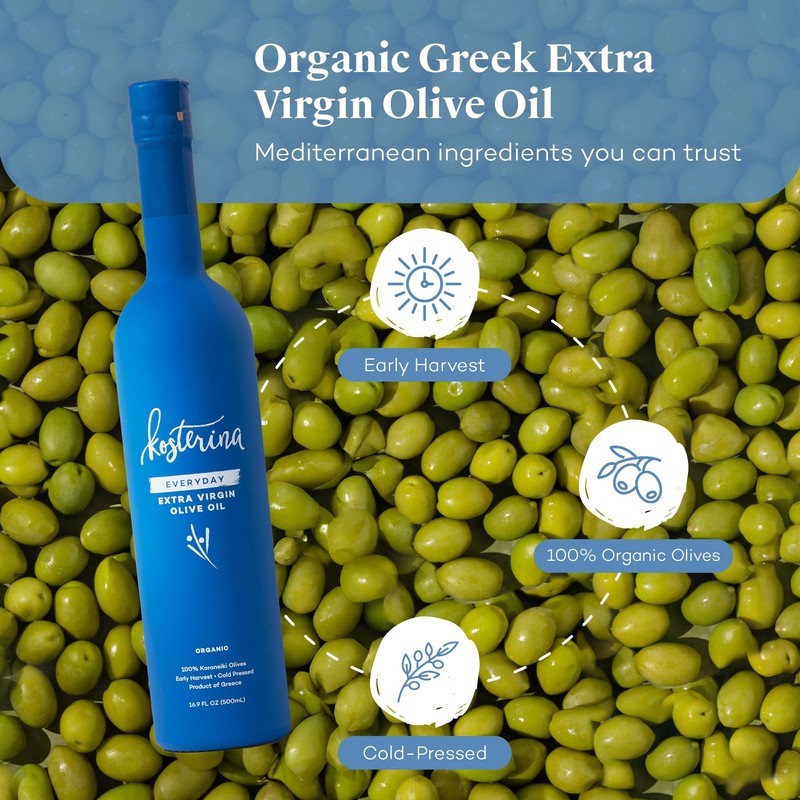 Kosterina - Everyday Organic Extra Virgin Olive Oil, High Heat