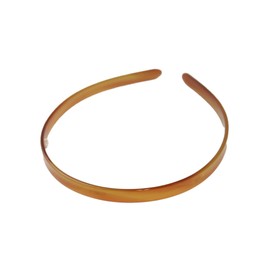 VINGTAINE HK-58-CAMEL Simple Headband, Tortoise Shell Style, Elegant, Chic Women's Office Hair Accessory