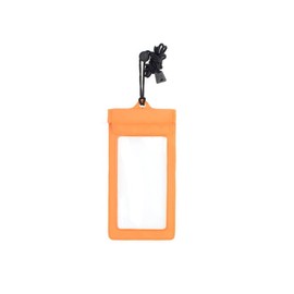Kikkerland Waterproof Phone Bag, Orange