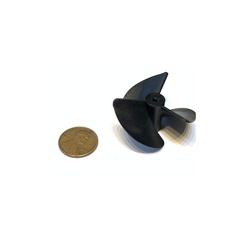 6 Pieces RC toy 40mm 3-blade Plastic Prop Propeller Boat