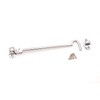 8" (200mm) Chrome Heavy Duty Brass Cabin Hook & Eye