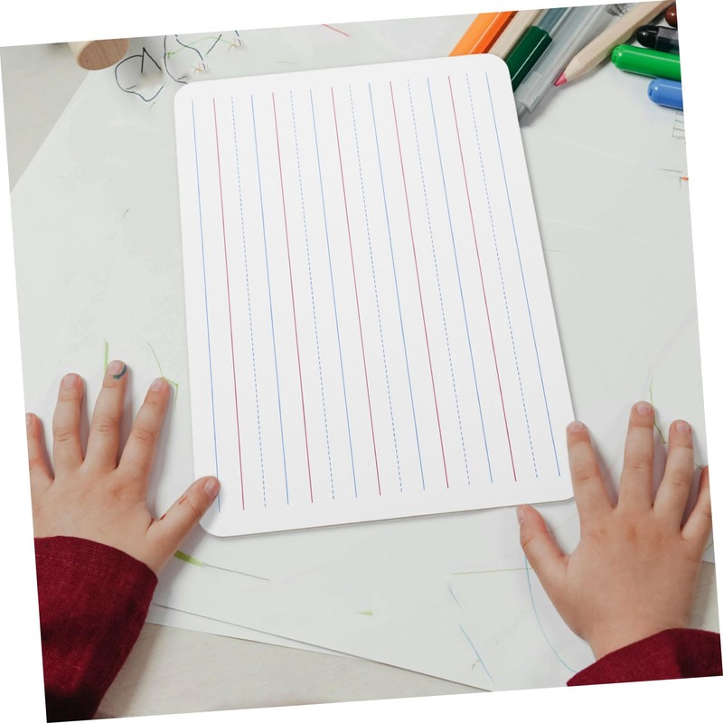 Operitacx Dry Erase Board with Lined for Kids Dry Erasable
