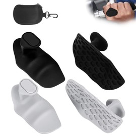 OVQZAW Paquete de 4 Grips Gym, Agarres de Entrenamiento Antideslizantes, Diseño Ergonómico, Accesorios de Gimnasio, Unisex, Adecuados para Gimnasio, Barra, Entrenamiento en Casa