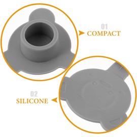 4 Piezas Tapón de Drenaje para Bañera de Niña de Silicona Sellador para Bañeras Infantiles Compatible con Plástico y Plegables Repuesto Duradero y Seguro para Baño Infantil