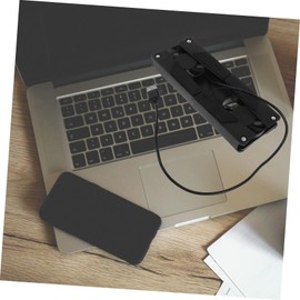 FELTECHELECTR Upgraded Gaming Laptop Cooler Pad Laptop Cooling Fan Stand Desk Riser Holder Laptop Cooling Pad for Table