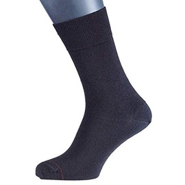 ALBERT KREUZ Thermocool Men's Business Winter Socks with Merino Wool Coolmax and Cotton black Gr. 45-47