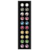 Ear Urn Jewelry, Titanium Beads, 20 Capsules Per Sheet, Multi-Color