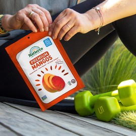 NATIERRA Premium Freeze-Dried Mango | Non-GMO & Vegan | 0.7 Ounce (Pack of 4)