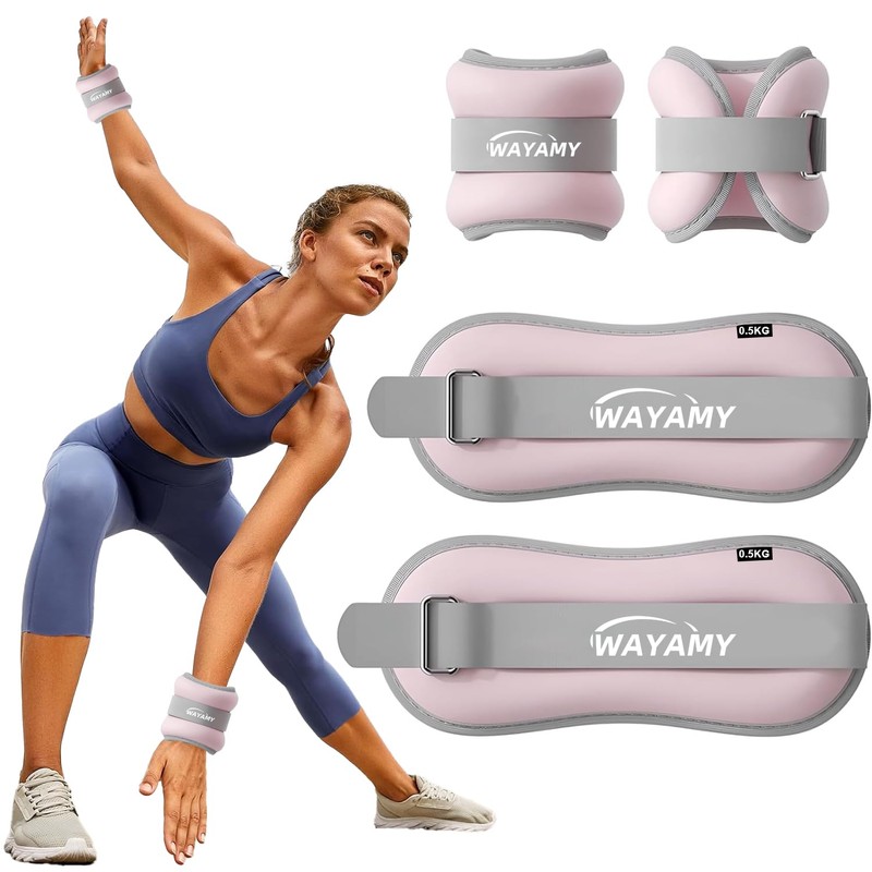 Pesas de Tobillo Ajustables para Fitness, Polainas Para Tobillos y