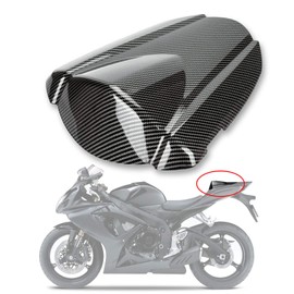 Motorcycle Rear Passenger Seat Fairing Cover Cowl Tail Section for GSXR1000 K7 2007-2008 (Carbon Fiber Color)