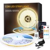 Yeewhale COB LED Strip 3000 K Warm White, App Control