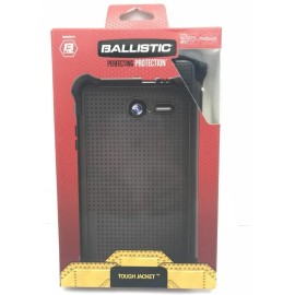 Ballistic Tough Jacket Case w/ Stand for Alcatel One Touch Pixi 7 - Black