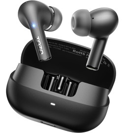 TOZO E2 Wireless Earbuds 10mm Drivers with Powerful Bass, App Customize 32 EQs, with 2 Mics AI Call Noise Cancellation, 30H Playtime, Bluetooth 5.3 Ear Buds, Comfort Fit in-Ear Headphones