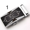 aplusashop ID Men's Belt Genuine Leather with Engraving Automatic Buckle