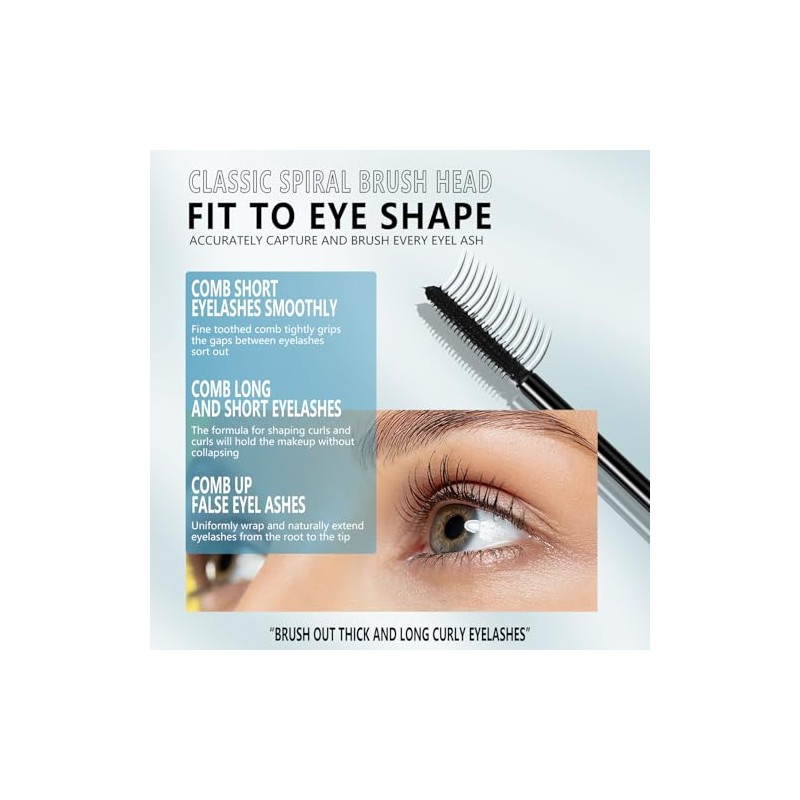 Getue Waterproof Mascara for Mature Women - Hypoallergenic & Volumizing