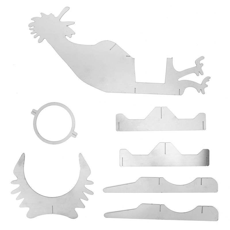 Stainless Steel Chicken Stand Removable Portable MotorcycleShape BBQ Roaster Stand