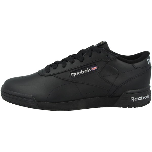 Reebok Exofit Lo Clean Logo, Sneakers Basses Homme, AR3168_39 EU_Black/Silver/Silver, 43 EU