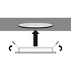 LED recessed ceiling light, 6 W, neutral white (~ 4500